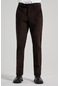 Koyu Kahverengi Pamuklu Yandan Cepli Comfort Fit Kadife Pantolon 1003245160 Koyu Kahverengi