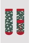 Penti Unisex Çocuk Yeni Yıl Ağaç Desenli Soket Çorap