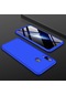 Kilifone - Samsung Uyumlu Galaxy A20 - Kılıf 3 Parçalı Parmak İzi Yapmayan Sert Ays Kapak - Mavi