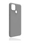 Noktaks - Realme Uyumlu Realme C25y - Kılıf Mat Soft Esnek Biye Silikon - Gri