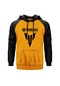Ymh Mt07 Black Sarı Renk Reglan Kol Sweatshirt