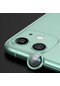 Noktaks - iPhone Uyumlu 11 - Kamera Lens Koruyucu Cl-02 - Açık Yeşil
