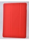 Kilifone - İpad Uyumlu İpad 2 3 4 - Kılıf Smart Cover Stand Olabilen 1-1 Uyumlu Tablet Kılıfı - Kırmızı