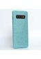 Kilifone - Samsung Uyumlu Galaxy S10 Plus - Kılıf Simli Koruyucu Shining Silikon - Mavi