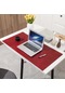 Cbtx Ev Ofis İçin Kaymaz Büyük Masa Pedi Fare Mat Yağ Balmumu Dana Derisi Deri Oyun Mousepad, 40x30cm - Kırmızı