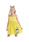 Denokids Bee Happy Sarı Kız Çocuk Elbise