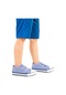 Kiko Kids Linen Cırtlı Erkek Çocuk Keten Spor Ayakkabı Kot Mavi