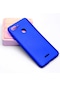 Kilifone - Xiaomi Uyumlu Redmi 6 - Kılıf Mat Renkli Esnek Premier Silikon Kapak - Saks Mavi