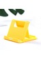 Sarı Taşınabilir Masaüstü Çok Fonksiyonlu Çok Açılı Ayarlanabilir Katlanır Tembel Telefon Tutucu