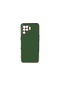 Kilifone - Oppo Uyumlu Reno 5 Lite - Kılıf Parlak Renkli Bark Silikon Kapak - Koyu Yeşil