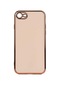 Noktaks - iPhone Uyumlu Se 2020 - Kılıf Parlak Renkli Bark Silikon Kapak - Rose Gold