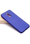Noktaks - Huawei Uyumlu Huawei Mate 20 Lite - Kılıf Mat Renkli Esnek Premier Silikon Kapak - Saks Mavi