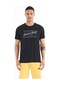 Tommy Life Siyah Yazı Desen Baskılı Standart Kalıp O Yaka Erkek T-shirt - 88172 Siyah