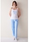 Penti Daisy Mavi Pantolon Pijama Takımı Pnv5nzdy24ıy-bl17