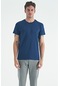 Tommy Life Calvin İndigo Basic Erkek T-shirt - 88245 Indıgo