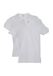 Adam Boxes V Yaka T-shirt N-simplo 2'li Paket - Beyaz