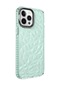 Kilifone - İphone Uyumlu İphone 13 Pro Max - Kılıf Koruyucu Prizmatik Görünümlü Buzz Kapak - Yeşil