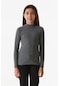 Fullamoda Basic Dik Yaka Kız Çocuk Body 25kcck2367206915-1-antrasit Antrasit