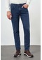 Lacivert Düz Gabardin Pamuklu 5 Cep Slim Fit Casual Denim Pantolon 1023245155 Lacivert
