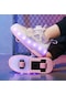 Led Işıklı Şarjlı Tekerlekli Çocuk Paten Ayakkabı-çift Tekerlek Mor