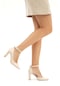Tamer Tanca Kadın Vegan Nude Rugan Topuklu & Stiletto Ayakkabı 22 319 Bn Ayk Nude Rugan