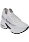 Guja İçten Dolgu Tabanlı Triko Kadın Spor Ayakkabı Gj-3003 Beyaz-beyaz
