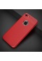 Tecno - İphone Uyumlu İphone 5 / 5s - Kılıf Deri Görünümlü Auto Focus Karbon Niss Silikon Kapak - Kırmızı