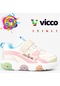 Vicco Queen Işıklı Ortopedik Çocuk Spor Ayakkabı Beyaz