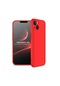 Noktaks - iPhone Uyumlu 13 Mini - Kılıf 3 Parçalı Parmak İzi Yapmayan Sert Ays Kapak - Kırmızı
