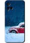 Vivo Y21s Kılıf Hd Desen Baskılı Arka Kapak + Kırılmaz Cam - Karlı Vosvos