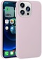 Kilifolsun iPhone Uyumlu 15 Pro Kılıf Mat Renkli Esnek Premier Silikon Kapak Rose Gold