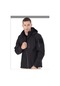 Softshell Su Ve Rüzgar Geçirmez Mont Siyah Siyah