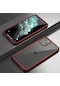 Noktaks - iPhone Uyumlu 11 Pro Max - Kılıf 360 Full Koruma Ön Ve Arka Dor Kapak - Kırmızı