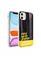 Mutcase - İphone Uyumlu İphone 11 - Kılıf Kenarlı Renkli Desenli Elegans Silikon Kapak - No3