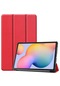 Kilifolsun Galaxy Uyumlu Tab S6 Lite P610 Smart Cover Stand Olabilen 1-1 Uyumlu Kılıf Kırmızı