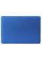 Suntek Macbook Uyumlu Pro 15.4" İçin Kauçuk Sert Kılıf Mavi