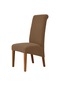 Yüksek Sırt Ve Evrensel Yüksek Elastikiyet Sandalye Örtüsü Jakarlı M Xl Boyutu Coffee M Size 45-58cm Coffee
