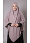 Violet Pratik Hazır Geçmeli Tesettür Eşarp Medine İpeği Bağcıklı Sufle Hijab 2301 21