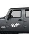 4x4 Off Road Sticker Model 4 - 4x4 Sticker - Jeep Sticker - Oto Sticker - 50cm X 23cm - Beyaz