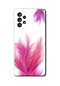 Galaxy Uyumlu A52 Kılıf Hd Desen Baskılı Arka Kapak + Kırılmaz Cam - Pembe Tüy