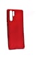 Tecno - Huawei P30 Pro - Kılıf Mat Renkli Esnek Premier Silikon Kapak - Kırmızı