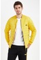 Maraton Sportswear Regular Erkek Hakim Yaka Uzun Kol Basic Sarı Mont 19495-sarı