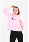 Kapüşonlu Kadın Sweatshirt-pembe