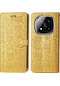 İçin Xiaomi Redmi Note 14 Pro 5g/ Poco X7 5g Kılıf Deri Cüzdan Çevirme Telefon Kapağı Sevimli Kedi Köpek Desen - Sarı Sari