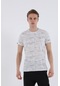Maraton Sportswear Regular Erkek Bisiklet Yaka Kısa Kol Basic Beyaz T-Shirt 20928-Beyaz