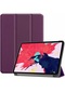Noktaks - iPad Uyumlu Air 10.9 2020 4.nesil - Kılıf Smart Cover Stand Olabilen 1-1 Uyumlu Tablet Kılıfı - Mor