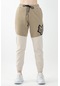 Maraton Sportswear Comfort Kadın Dönüşlü Paça Basic Kil Pantolon 22028-kil