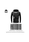 La California Baskılı Oversize Sweatshirt Beyaz