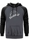 Basketball Season Gri Renk Reglan Kol Sweatshirt