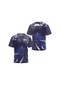 Snapbuy Sıux  Erkek Kısa Kollu Hızlı Kuru Spor T-shirt - Tenis, Voleybol, Badminton Erkek Mavi